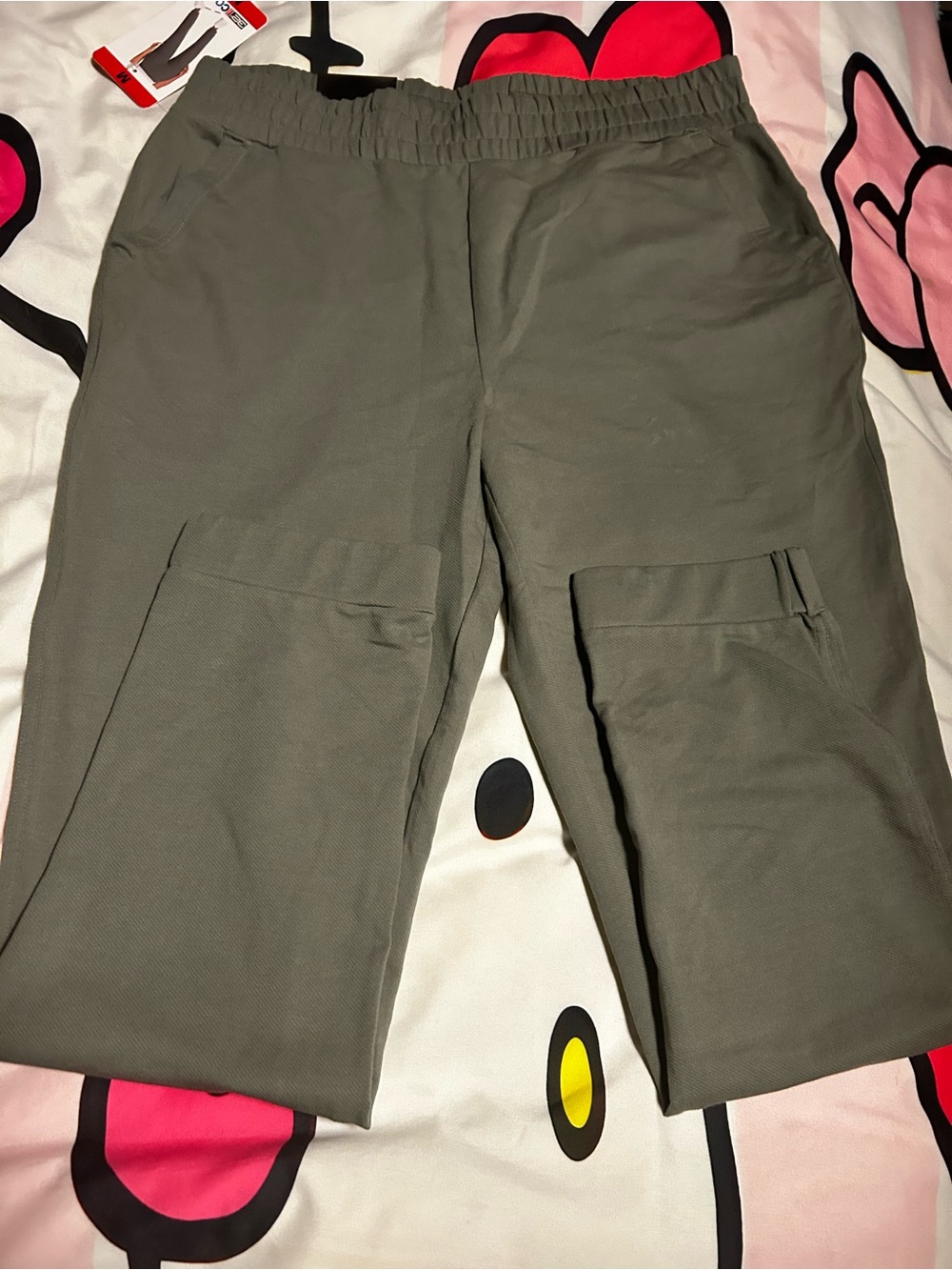 32 Degrees Olive Active Drawstring Waist Pants